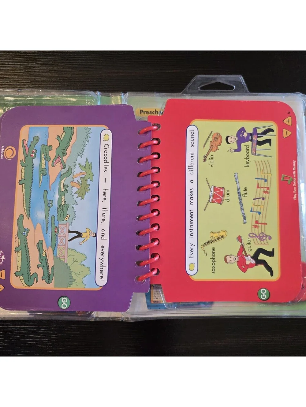 LeapFrog My First LeapPad Thomas School Trip And The Wiggles Book Cartridge Lot